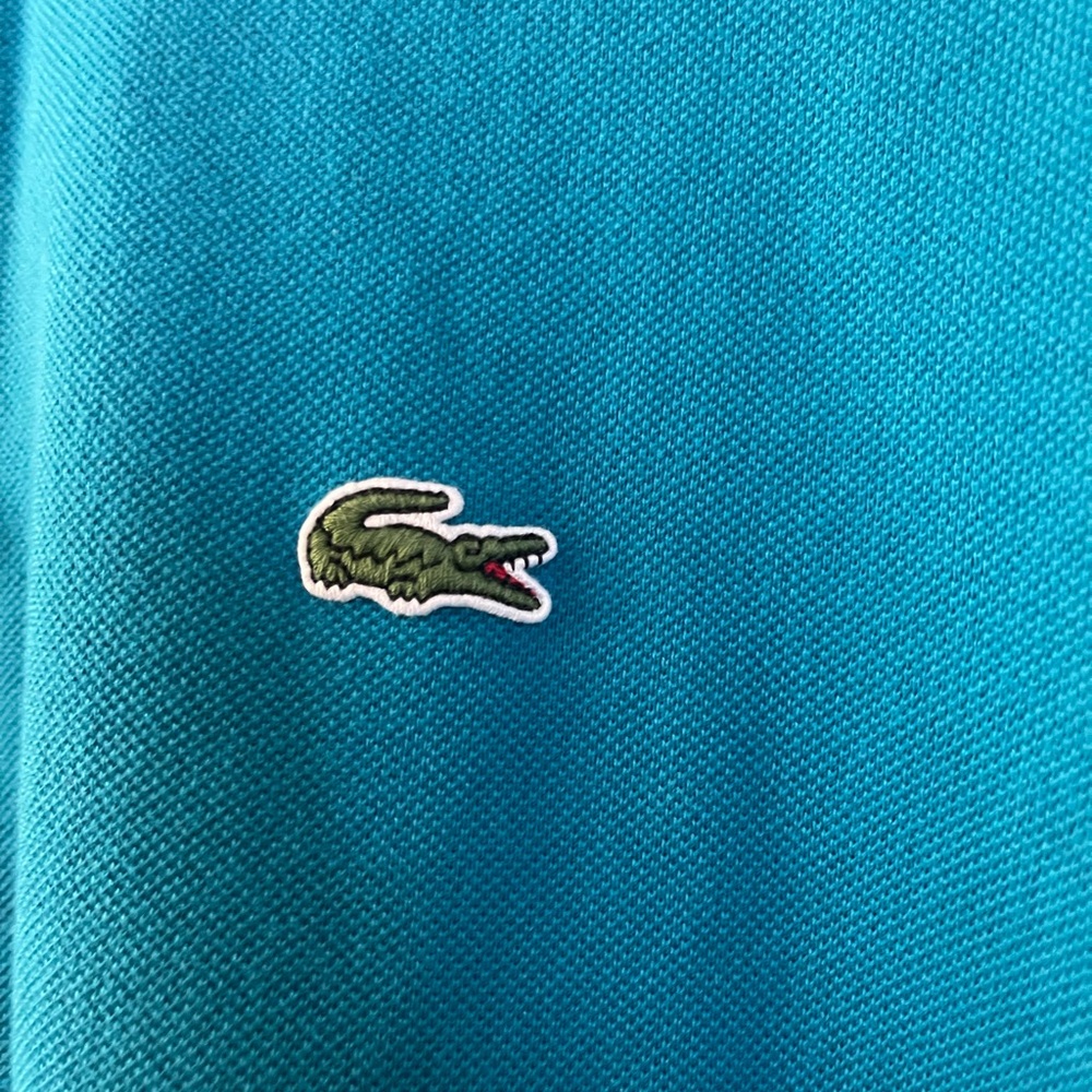 Lacoste Men's Polo Shirt - Turquoise - Picture 2 of 3